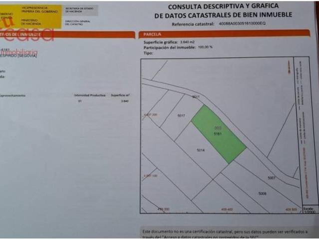 Terreno en venta en Sexmo de San Lorenzo, Espirdo