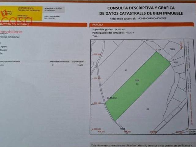 Terreno en venta en Sexmo de San Lorenzo, Espirdo