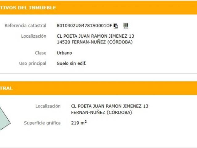 Terreno en venta en Fernán-núñez, Andalucía
