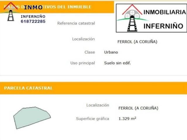 Terreno en venta en Ferrol, Galicia