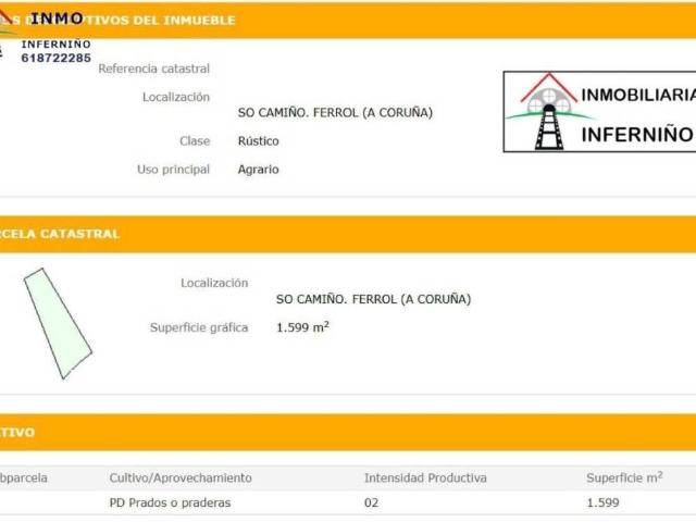 Terreno en venta en Ferrol, Galicia