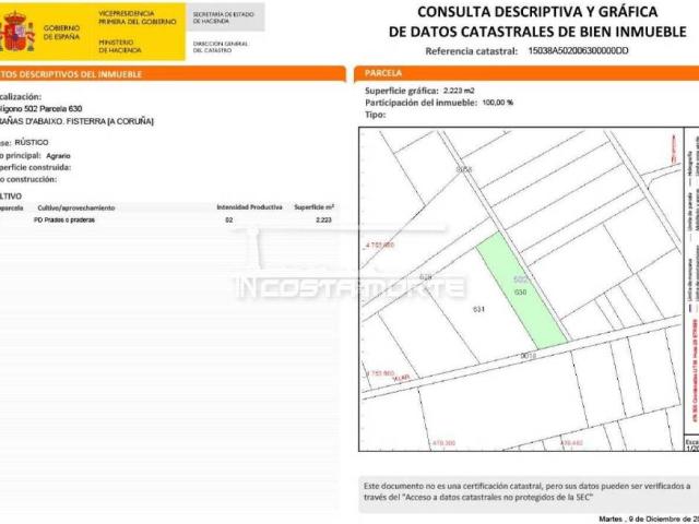 Terreno en venta en Fisterra, Galicia