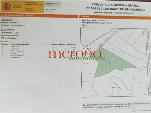 Terreno en venta en Oriental, Murcia