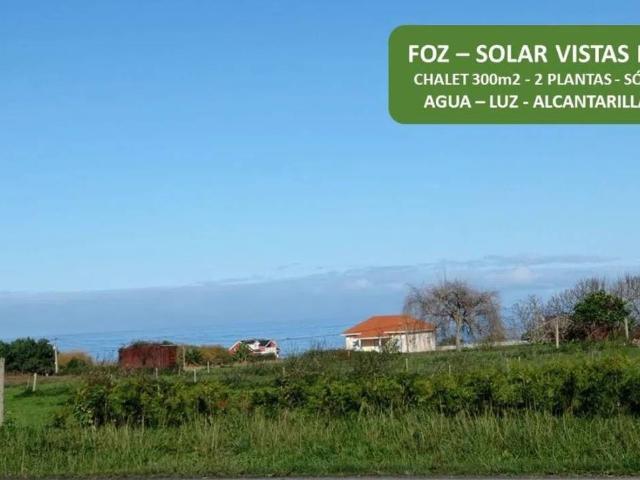 Terreno en venta en Foz, Lugo