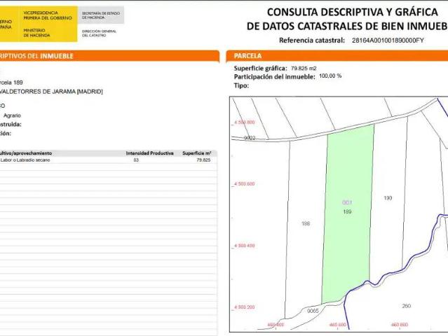 Terreno en venta en Fuente El Saz De Jarama, Madrid