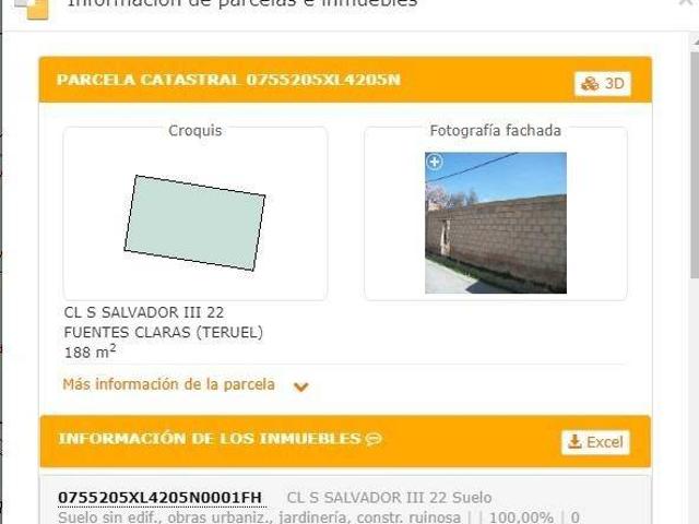 Terreno en venta en Allueva, Aragón