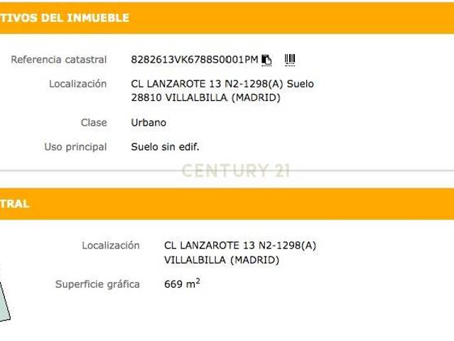 Terreno en venta en Getafe, Madrid