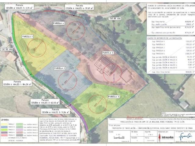 Terreno en venta en Fontaciera, Gijón