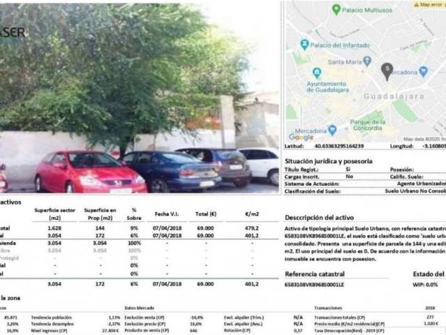 Terreno en venta en Guadalajara, Castilla-La Mancha