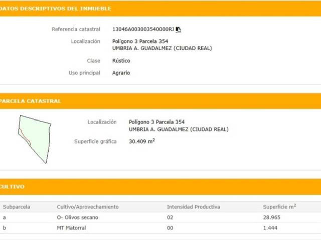 Terreno en venta en Guadalmez, Castilla-La Mancha