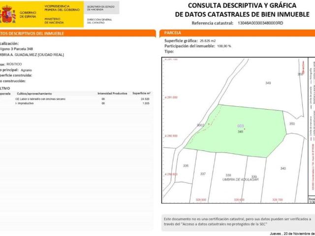 Terreno en venta en Guadalmez, Castilla-La Mancha