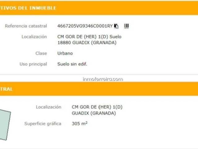 Terreno en venta en Comarca de Guadix, Andalucía