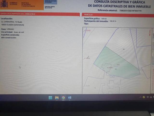 Terreno en venta en Comarca de Guadix, Andalucía