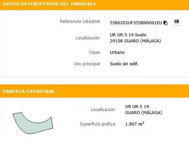 Terreno en venta en Sierra de las Nieves, Andalucía