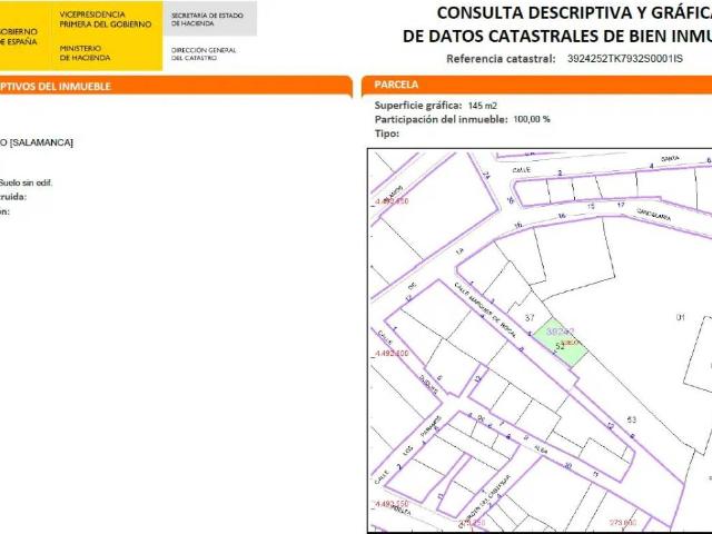 Terreno en venta en Guijuelo, Castilla y León