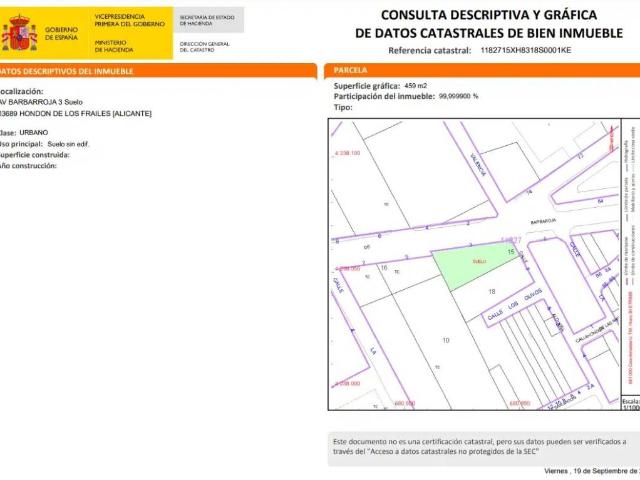 Terreno en venta en el Vinalopó Mitjà / El Vinalopó Medio, Valencia
