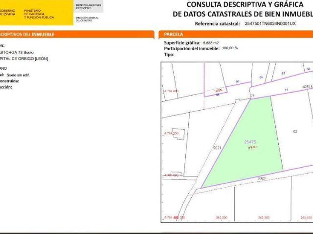 Terreno en venta en Hospital De Órbigo, Castilla y León