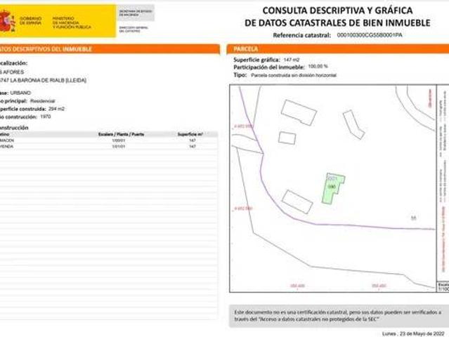 Terreno en venta en Noguera, Catalunya