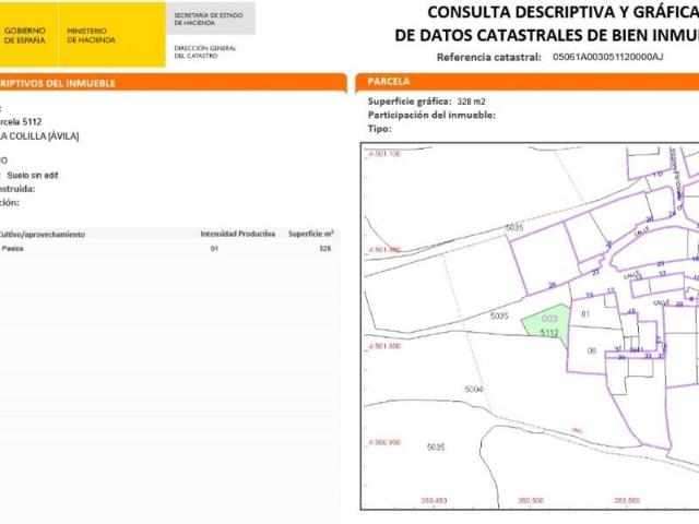 Terreno en venta en La Colilla, Castilla y León