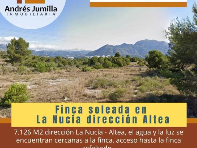 Terreno en venta en La Nucia