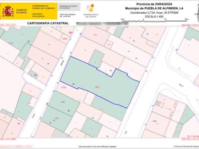 Terreno en venta en La Puebla de Alfindén, Zaragoza