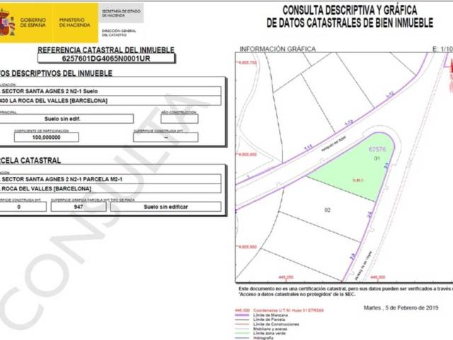 Terreno en venta en Santa Agnès de Malanyanes, Vallès Oriental