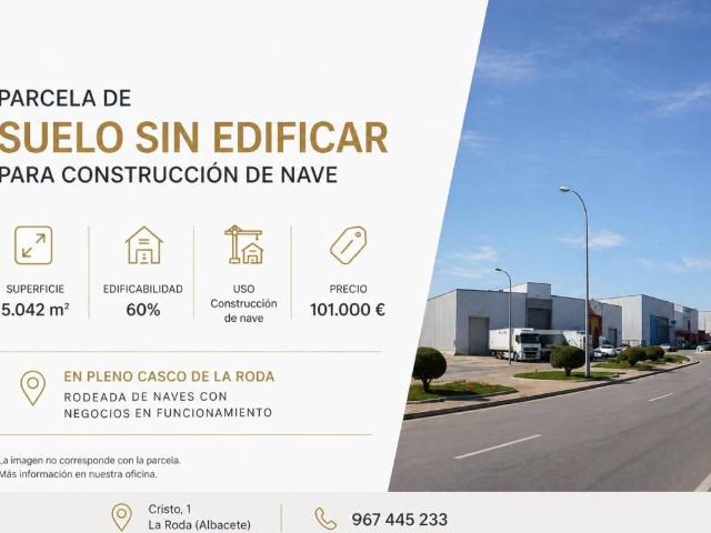 Terreno en venta en La Roda, Castilla-La Mancha