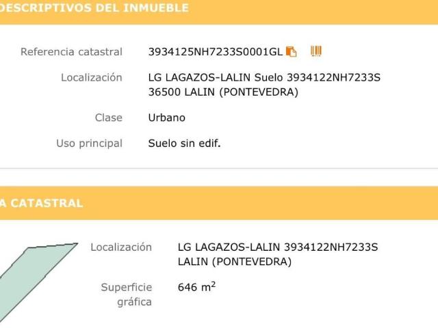 Terreno en venta en O Deza, Galicia