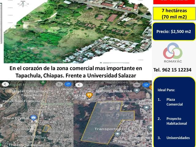 Terreno en venta en Tapachula, Chiapas