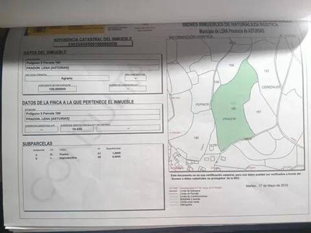 Terreno en venta en Lena, Asturias