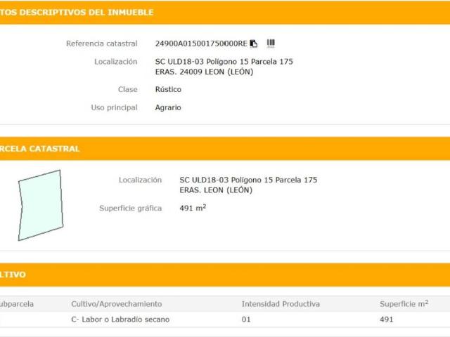 Terreno en venta en León, Castilla y León