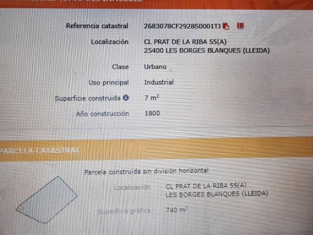 Terreno en venta en Garrigues, Catalunya