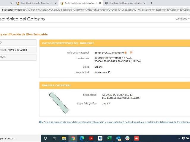 Terreno en venta en Garrigues, Catalunya