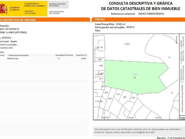 Terreno en venta en Llanes, Asturias