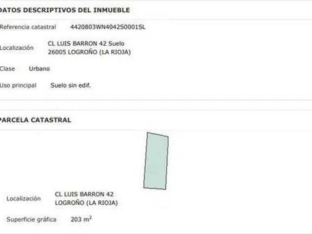 Terreno en venta en El Cubo, Logroño