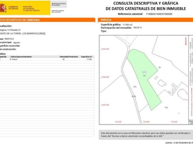 Terreno en venta en Campo de Gibraltar, Andalucía