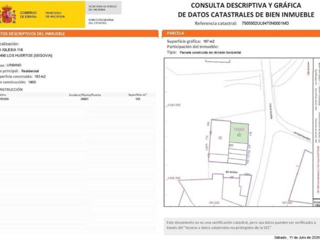 Terreno en venta en Los Huertos, Castilla y León