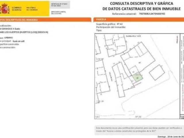 Terreno en venta en Los Huertos, Castilla y León