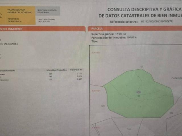 Terreno en venta en la Marina Baixa, Valencia