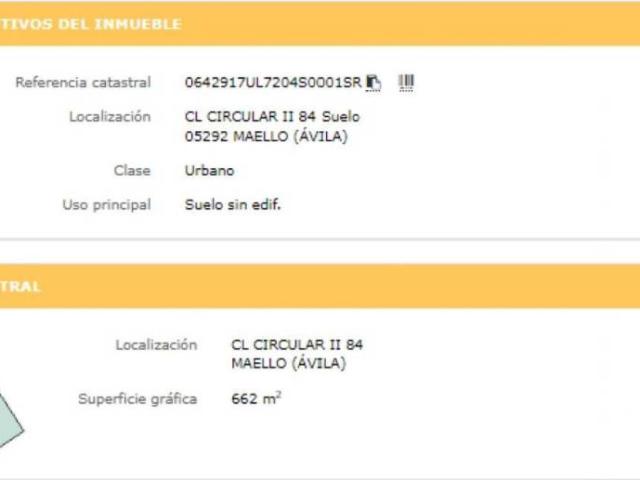 Terreno en venta en Maello, Castilla y León