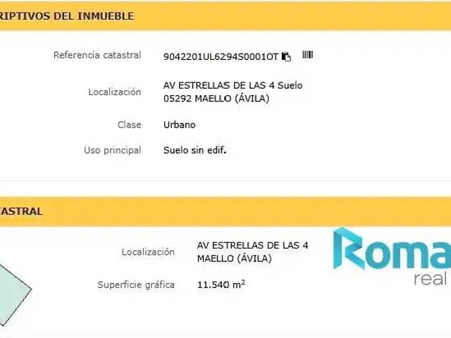 Terreno en venta en Sexmo de San Martín, Maello