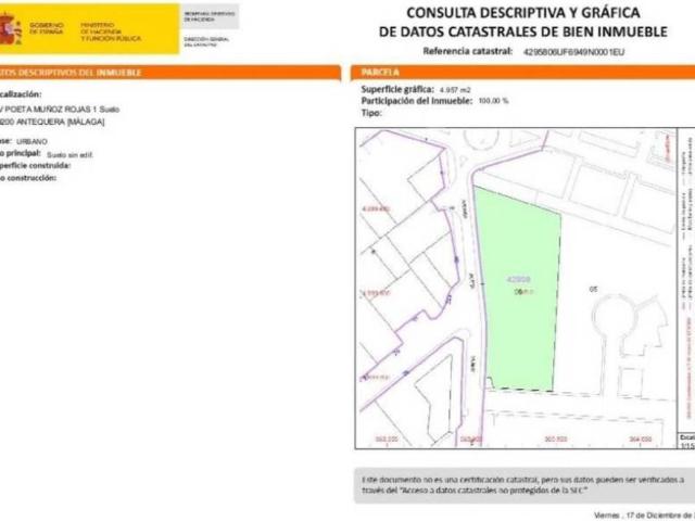 Terreno en venta en Málaga, San Telmo