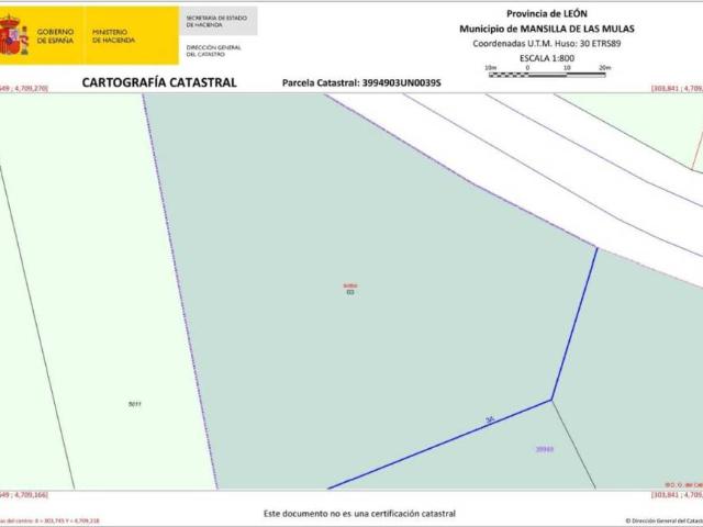Terreno en venta en Mansilla De Las Mulas, Castilla y León