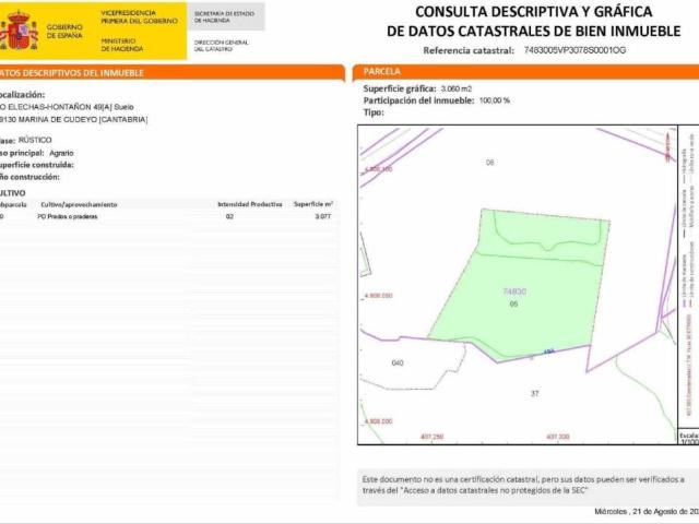 Terreno en venta en Marina De Cudeyo, Cantabria