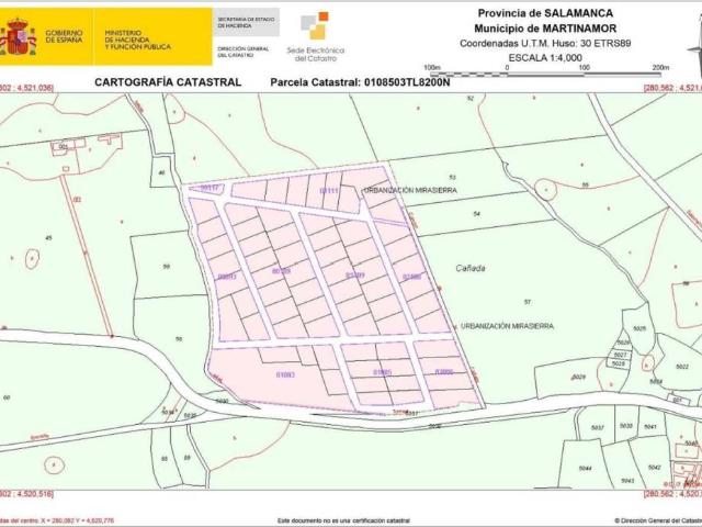 Terreno en venta en Martinamor, Castilla y León