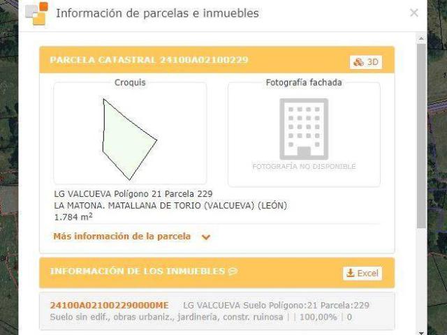 Terreno en venta en Matallana De Torío, Castilla y León