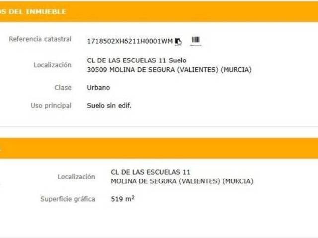 Terreno en venta en Vega Media del Segura, Murcia