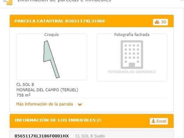 Terreno en venta en Allueva, Aragón