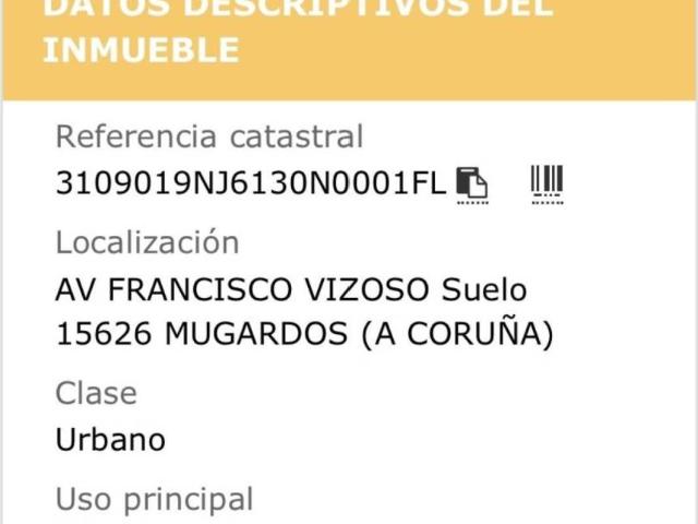 Terreno en venta en Ferrol, Galicia