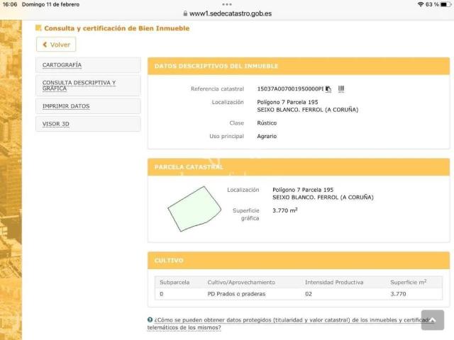 Terreno en venta en Ferrol, Galicia